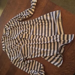 Lightweight t-shirt material cardigan